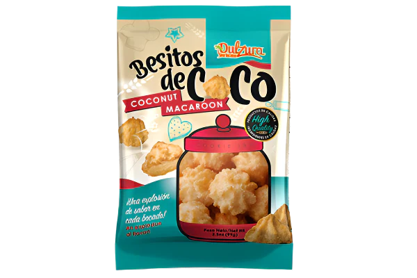 Dulzura Borincana Besitos de Coco 3.5oz